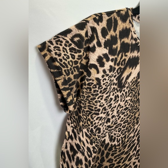 AllSaints Leopard Print Women's Top XL - Picture 4 of 7